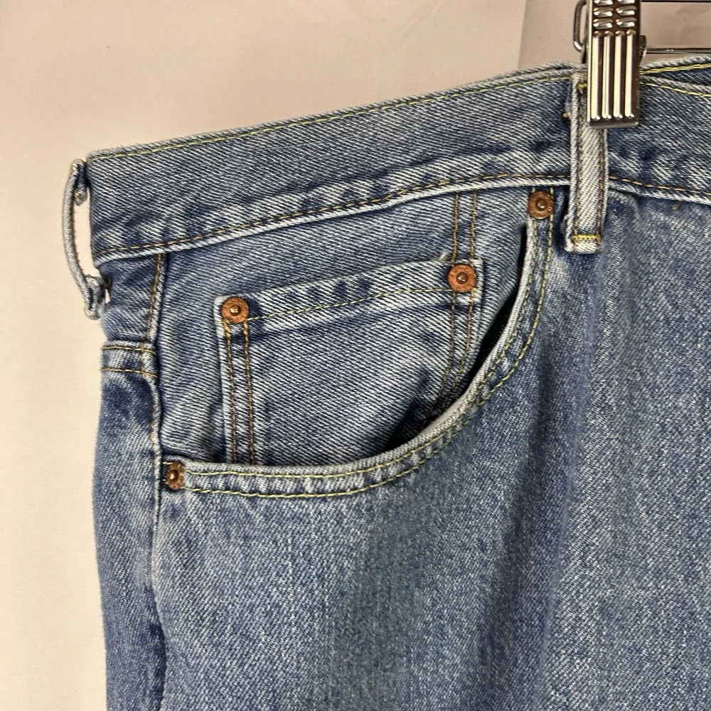 Levi's Men's Classic 505 Regular Fit Jean Straight Leg, Blue,‎ Size 54 x 32